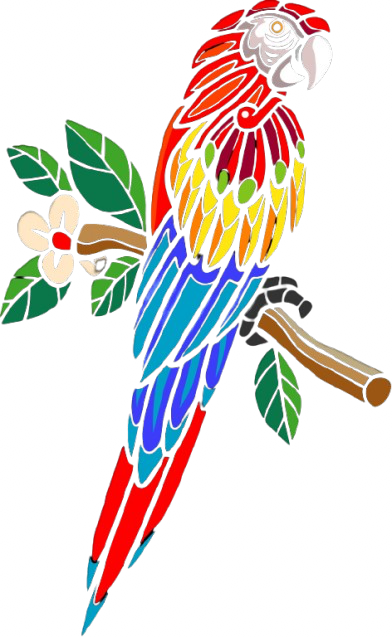 Wilder Belize parrot emblem